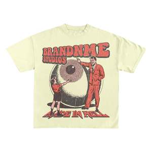 Camiseta de Hombre de Algodón 100% con Lavado Ácido, Corte Regular, Impresión Digital DTG Personalizada, Microfibra Gruesa de 300g, Secado Rápido y Transpirable - Product Image 3