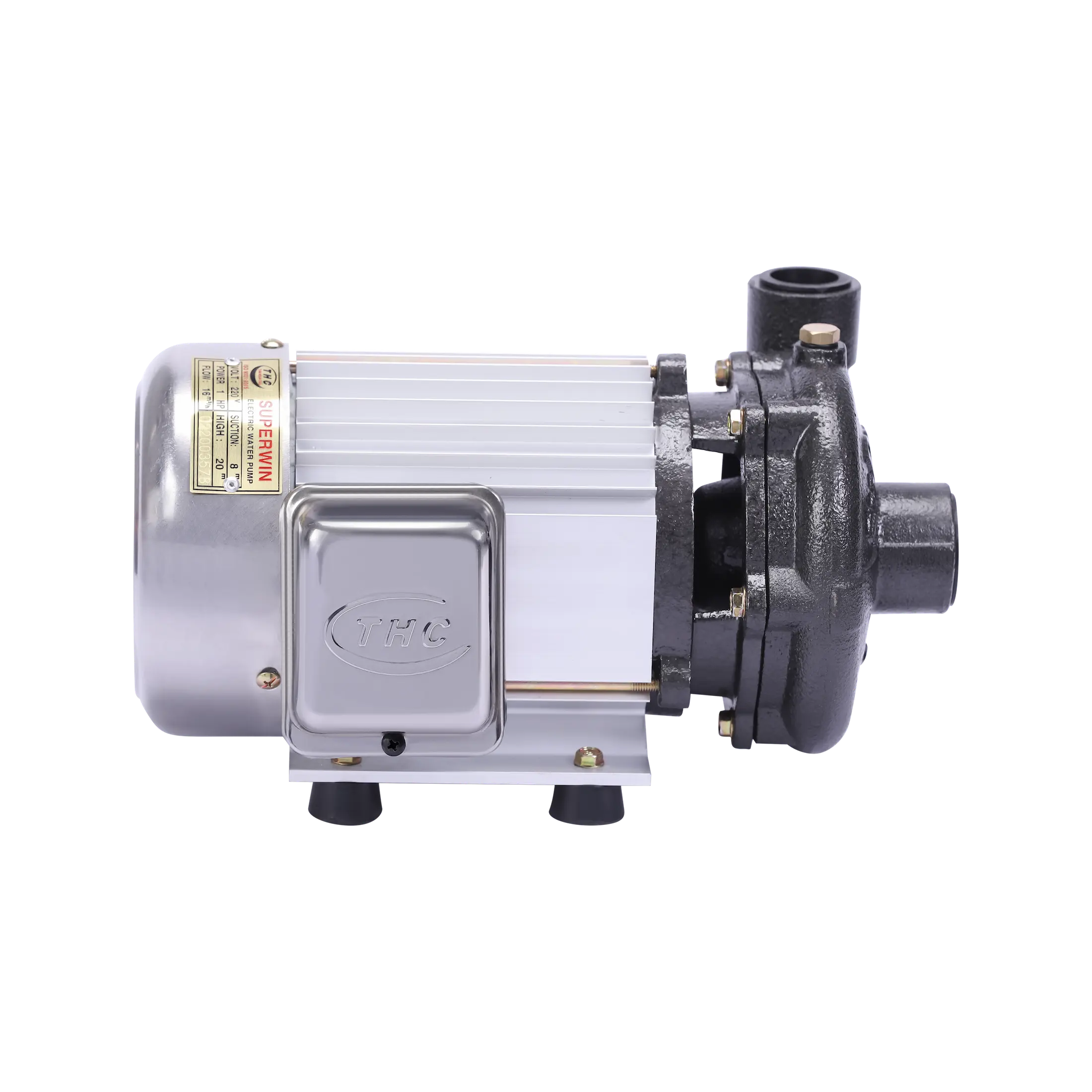 Pompa sentrifugal elektrik garansi 2 tahun langsung pabrik pompa air tekanan tinggi Superwin 1HP untuk distribusi air