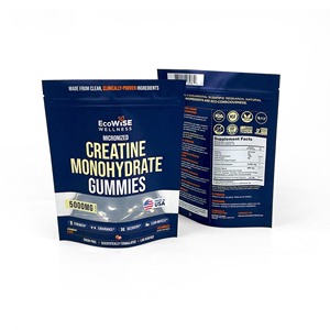 Sacchetti di polvere proteica stampati su misura imballaggi in plastica per il Fitness in polvere <span class=keywords><strong>Stand</strong></span> up custodia richiudibile chiusura a cerniera borsa cibo - Product Image 2