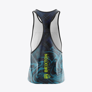 Men's Sleeveless Cotton Gym Tank Breathable Knitted Stringer <b>Vest</b> for <b>Bodybuilding</b> & Casual Wear Custom OEM Brand Stringer <b>Vest</b> - Product Image 2