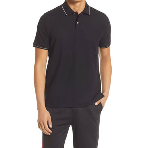 2026 Precio competitivo Logotipo personalizado Etiqueta Polo para hombre Material transpirable Tamaño adulto Slim Fit Polo para hombre OEM - Product Image 1