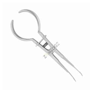 Forceps dentaires manuels en acier inoxydable de vente élevée avec la base d'instruments chirurgicaux de pince de barrage en caoutchouc de Washington par Zoedge - Product Image 1