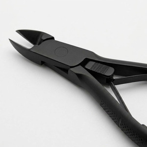 Professional <b>Cuticle</b> Nipper 5 Inch With Lock Stainless Steel Matte Black Finish Nail <b>Cuticle</b> <b>Tool</b> - Product Image 3