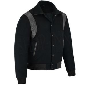Custom Jacket With Logo Plus Size Men's Versity College Jackets Wholesale Blank Varsity Jackets 2025 - Product Image 4