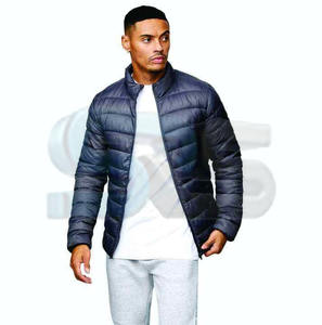 Venta al por mayor de encargo de los hombres burbuja Puffer chaqueta sublimación impresa chaqueta de invierno con capucha gruesa cálida Casual ropa de moda - Product Image 1