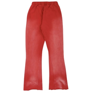 Pantalones Deportivos Acampanados Personalizados de Estilo Urbano, 100% Algodón, Felpa Francesa, Estampado Vintage, Lavado Ácido Desgastado, Pantalones Deportivos Acampanados para Hombre - Product Image 6