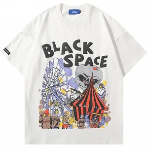 Camiseta informal de algodón con estampado de sublimación para hombre, ropa de calle, camiseta de gran tamaño con estampado de logotipo personalizado, camiseta de alta calidad para hombre - Product Image 2