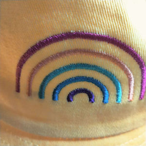 หมวกบัคเก็ตผ้าฝ้ายหมวกทรงถังผ้าฝ้ายสีแดงสีขาวสีม่วงอ่อนสำหรับตกปลาปีนเขา - Product Image 3