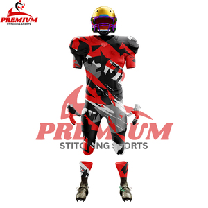 ชุดกีฬาอเมริกันฟุตบอลแห้งเร็วชุดอเมริกันฟุตบอลสีทึบ - Product Image 5