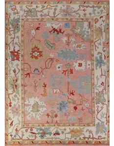 Tapis d'intérieur en laine fait main, design Oushak moderne, tufté à la main, antidérapant, lavable, écologique, multi-usages, uni - Product Image 1