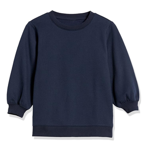 เสื้อสเวตเตอร์แขนยาวสไตล์ฮาราจูกุสำหรับผู้หญิง, เสื้อสเวตเตอร์แขนยาวพิมพ์ลายตัวอักษรเสื้อสวมหัวไหล่ปล่อยมีโลโก้ด้านหน้าสำหรับฤดูหนาว - Product Image 5