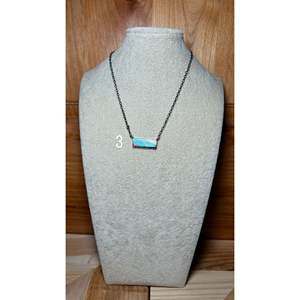 Steve Francisco Cotton <b>Candy</b> Mohave & Sterling Silver <b>Necklace</b> for Gift Occasions - Product Image 5