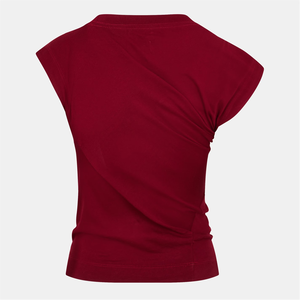 Chemise ample pour femmes, chemisier confortable, chemisier basique pour femmes, chemise à porter tous les jours, chemisier élégant à manches courtes pour femmes - Product Image 4