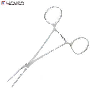 Pinces d'anastomose droites COOLEY, forceps vasculaires pédiatriques, instruments chirurgicaux manuels certifiés MOL - Product Image 4