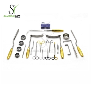 Instruments de chirurgie mammaire en acier inoxydable de qualité médicale Ensemble de 22 instruments de chirurgie plastique certifiés ISO - Product Image 5