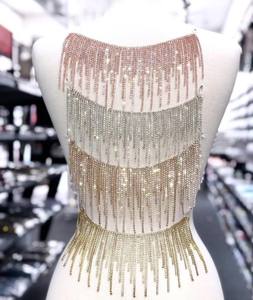 Frange en strass, garniture en strass de haute qualité - Product Image 2