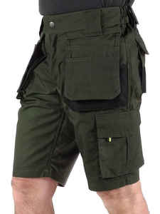 Premium Quality Casual Wear <b>Shorts</b> for <b>Men</b> Custom Elasticated Waist Cargo <b>Shorts</b> <b>Green</b> Cotton 100% Plus Size <b>Men's</b> <b>Shorts</b> - Product Image 6
