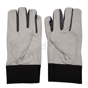 ถุงมือหนังแพะถุงมือทำงานสำหรับช่างถุงมือขับรถอเนกประสงค์สำหรับอุตสาหกรรมและกีฬา - Product Image 1