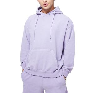 Trajes Deportivos para Hombre con Logotipo Personalizado al por Mayor, de Alta Calidad, de Dos Piezas, 100% Algodón, Lavado Ácido, con Logotipo Personalizado OEM para Adultos - Product Image 2