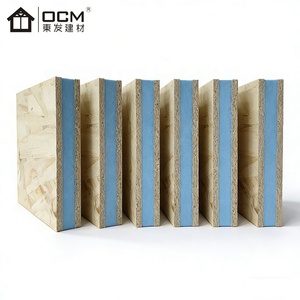 Panel Sándwich OSB de Alta Resistencia con <span class=keywords><strong>Certificación</strong></span> CE, Núcleo de XPS Azul, para Sistema de Aislamiento de Techo <span class=keywords><strong>y</strong></span> Pared de Casas Modulares Prefabricadas - Product Image 1