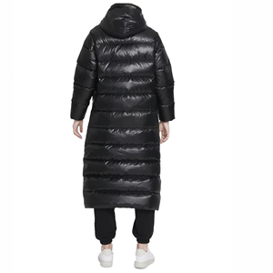 Veste matelassée élégante pour hommes manteau d'hiver chaud isolé vêtements d'extérieur matelassés à la mode Streetwear durable veste longue - Product Image 2