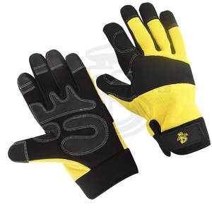 Gants de mécanicien enduits de paume en Pu de haute qualité à bas prix - Product Image 2