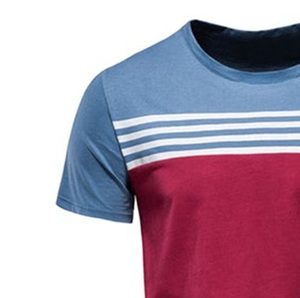 เสื้อยืดสีพื้นสำหรับผู้ชายเสื้อยืดสีพื้นสำหรับผู้ชายคอกลมแต่งซับในตามสั่ง - Product Image 4