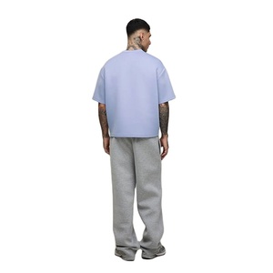 High Quality Longline Quick Dry Eco-Friendly Plus Size Baggy T-Shirt Comfortable Blank <b>Round</b> Neck Drop Shoulder Summer Wear - Product Image 3