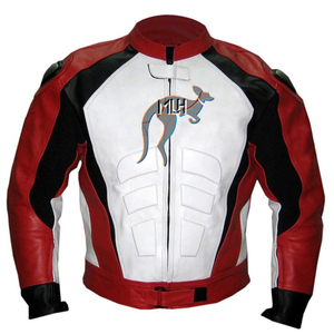 Chaquetas de Cuero para Motociclismo, Calidad Premium, Piel de Vaca Canguro, para Todas las Tallas, Hechas en Pakistán, Ropa de Motociclista, Perforadas - Product Image 3