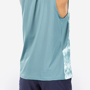 2024 personalizado clásico cuello redondo cómodo duradero secado rápido transpirable suave tela deportiva hombres camiseta sin mangas hombres - Product Image 5