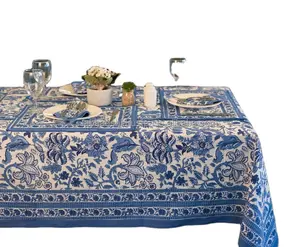 Latest Design New Arrival Cotton Printed table cloth coffee table from Pakistan