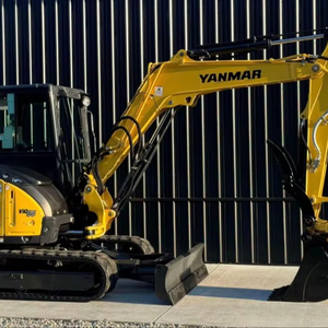 LIVRAISON GRATUITE Mini-excavatrice YANMAR ViO55-6A 47,6 CV Climatisation/Chauffage/Radio intégrés Godet 12, 24, 32 pouces Homologué EPA CE Pouce hydraulique PLC - Product Image 4