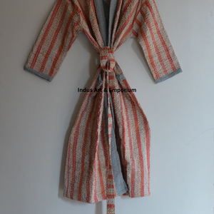 Venta al por mayor indio hecho a mano kantha Chaqueta de algodón Jaipuri Vintage algodón Kantha chaqueta sin mangas Reversible indio hecho a mano Kanth - Product Image 4