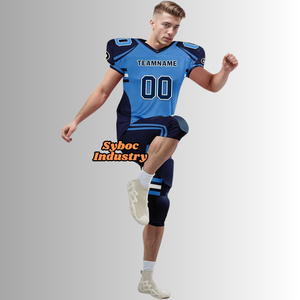 Nouveau Gridiron Uniforme de football pour hommes Maillot de sport respirant pour adultes pour l'entraînement en équipe et les matchs - Product Image 4