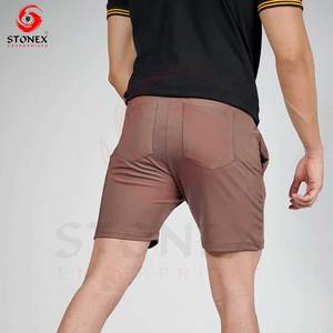 Pantalones cortos deportivos para gimnasio de verano de alta calidad para hombre con diseño personalizado - Product Image 4