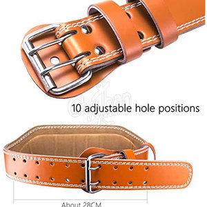 Cinturón de Gimnasio Hecho con el Mejor Cuero, Talla Personalizada, Nuevo Estilo 2026, Ligero, para Hombre y Mujer - Product Image 2