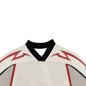 Camiseta de fútbol americano para hombre de poliéster con estampado de logotipo personalizado OEM - Product Image 5