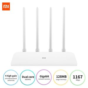 Xiaomi เราเตอร์ WiFi สำหรับ Mijia Mi ของแท้4A 1200Mbps ควบคุมระยะไกลเราเตอร์ Xiaomi Mi เราเตอร์ควบคุมแอปเราเตอร์รุ่นกิกะบิต4A - Product Image 2