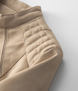 OEM Custom design Wholesale Vintage Solid Pattern Autumn <b>Real</b> <b>Leather</b> <b>Jacket</b> Casual <b>Leather</b> <b>Jacket</b> Men's <b>Jackets</b> - Product Image 6