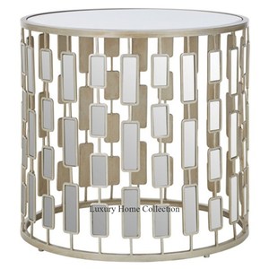 Table d'appoint basse en métal laiton de forme ronde Qualité supérieure Grande taille Meubles de maison Table d'appoint café Prix abordable - Product Image 5