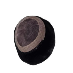 Toupet en cheveux humains à base mono, perruque à base mono, prothèse capillaire en cheveux humains, taz hair bd - Product Image 1