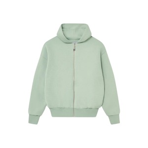 Sweat à capuche Streetwear personnalisé de haute qualité pour hommes lavé à l'acide goutte épaule sweats à capuche zippés à double fermeture éclair sweat à capuche imprimé - Product Image 1