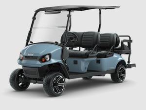 Carrito de golf eléctrico elevado de 4 plazas, vehículo utilitario todoterreno con gran distancia al suelo, carrito de pasajeros en venta - Product Image 5