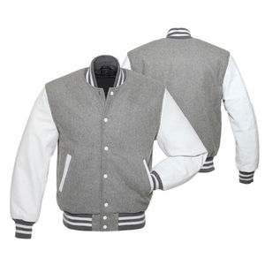 Chaqueta Universitaria de Béisbol Personalizada de la Mejor Calidad para Adultos y Jóvenes, Chaqueta Varsity de Invierno con Color Personalizado, Material de Poliéster/Algodón, Frente de Nailon - Product Image 2