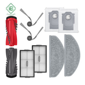 Pièces de rechange pour <span class=keywords><strong>aspirateur</strong></span> robot Roborock Saros 20 Sonic / S10 MAXV ULTRA : brosse principale, brosse latérale, filtre HEPA, <span class=keywords><strong>sac</strong></span> à poussière, serpillière - Product Image 1