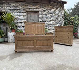 Juego de Dormitorio de Madera, Roble, Nogal, Vietnam, Juegos de Madera de Roble - Product Image 4