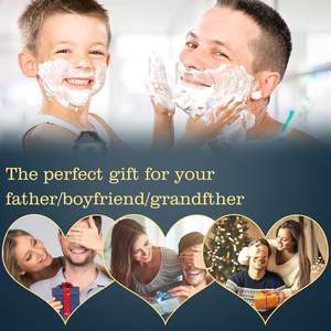 Têtes de rasoir de rechange à double lame pour rasoir électrique rotatif, utilisation humide et sèche sur le visage - Product Image 3