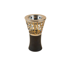 Nouveau porte-encens arabe de conception du Moyen-Orient Bakhoor brûleur support de brûleur d'encens en métal pour la décoration de parfum aromatique à la maison - Product Image 2