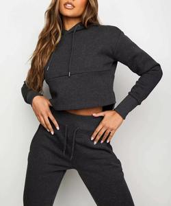 Respirant nouveau Design femmes survêtement 100% coton Polyester vêtements de sport survêtement femmes hiver polaire survêtement - Product Image 5