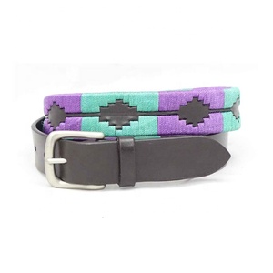 Ceintures de polo en cuir de vache élégantes et décontractées avec boucle en acier Accessoires en cuir de créateur - Product Image 5